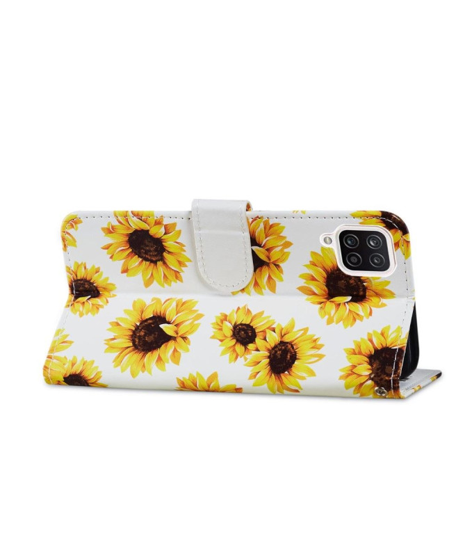 Housse Samsung Galaxy A12 / M12 Tournesol Fleur