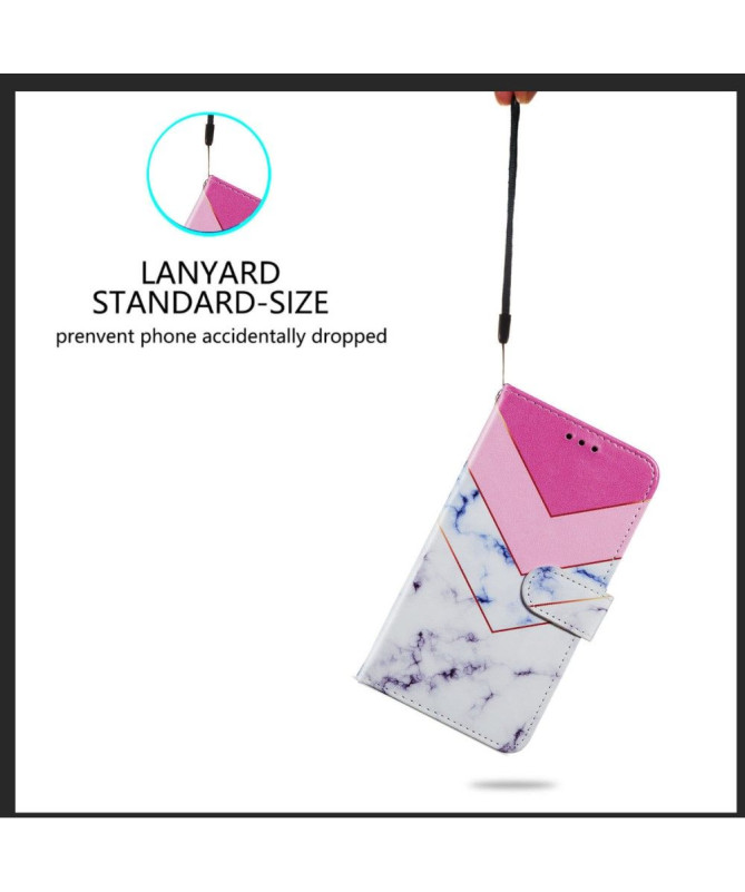 Housse Samsung Galaxy A12 / M12 Marbre Géométrie