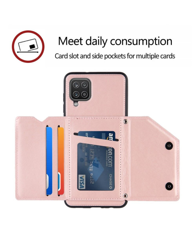 Coque Samsung Galaxy A12 / M12 AUDE Lanière multi compartiments