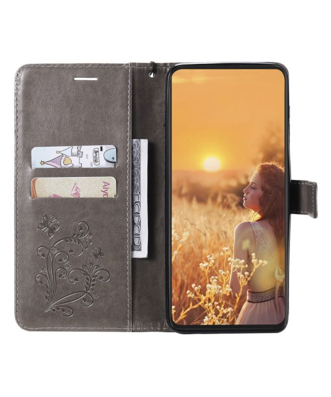 Housse Samsung Galaxy A22 5G Papillons fonction support