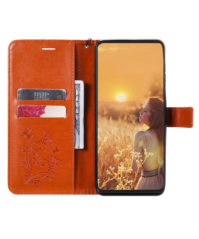 Housse Samsung Galaxy A22 5G Papillons fonction support