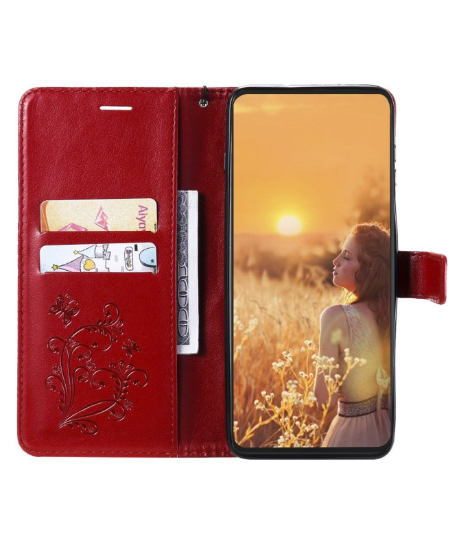 Housse Samsung Galaxy A22 5G Papillons fonction support