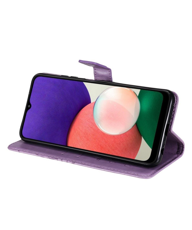 Housse Samsung Galaxy A22 5G Papillons fonction support