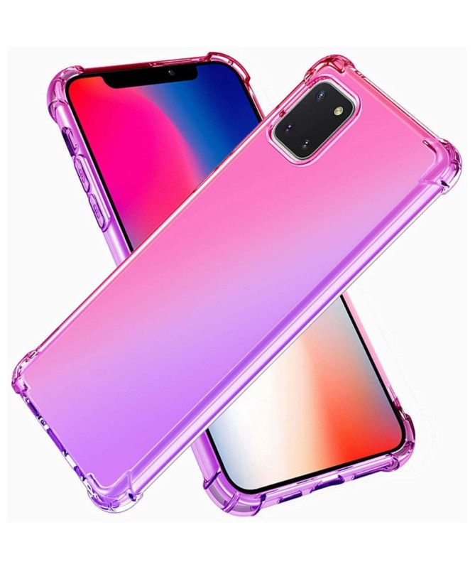 Coque Samsung Galaxy A22 5G Transparente Bicolore