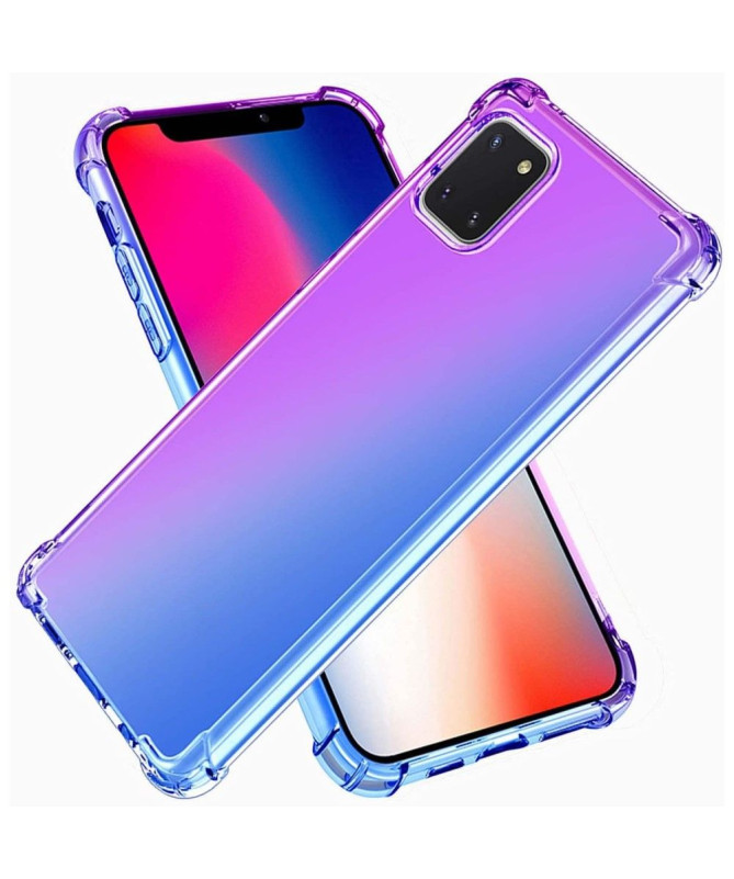 Coque Samsung Galaxy A22 5G Transparente Bicolore