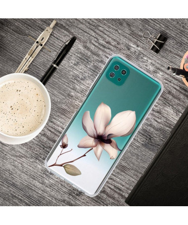 Coque Samsung Galaxy A22 5G fleur sauvage