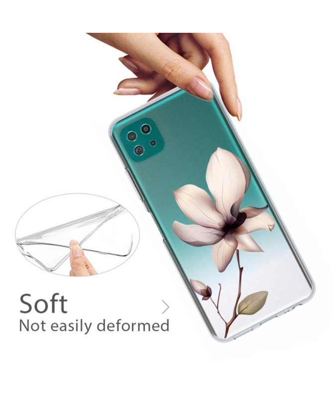 Coque Samsung Galaxy A22 5G fleur sauvage