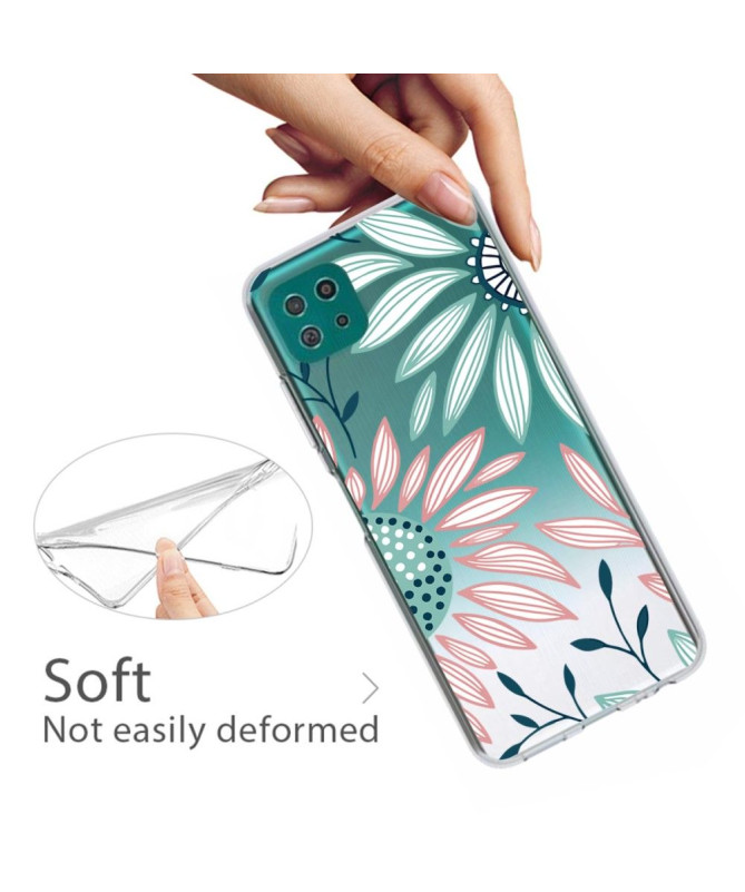 Coque Samsung Galaxy A22 5G Daisy fleurs
