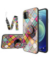 Coque Samsung Galaxy A22 5G Kaleidoscope Mandala avec support