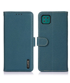 Housse Samsung Galaxy A22 5G Cuir Grainé KHAZNEH
