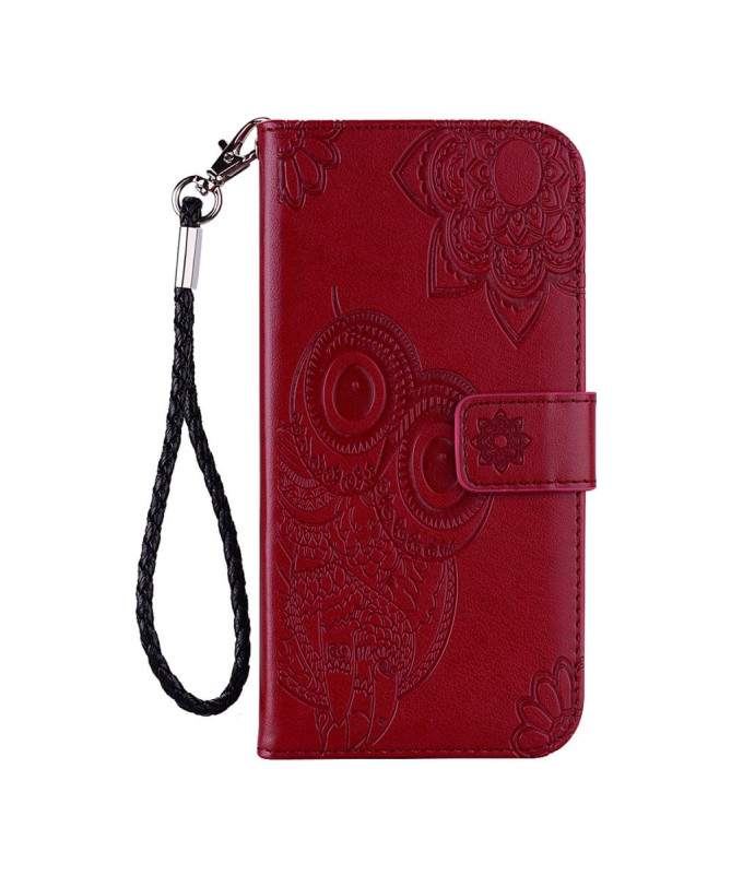 Housse Samsung Galaxy A22 5G Hibou en relief