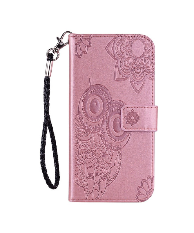 Housse Samsung Galaxy A22 5G Hibou en relief