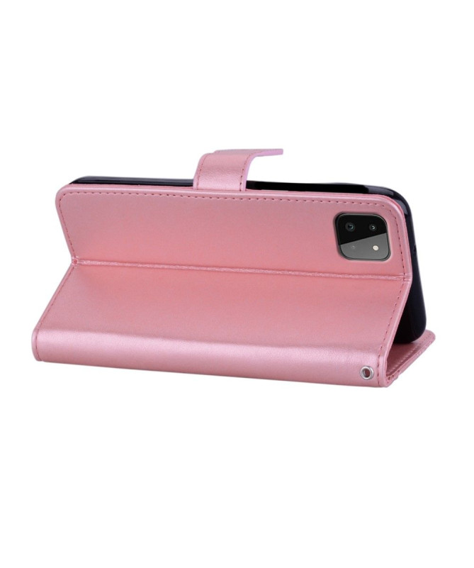 Housse Samsung Galaxy A22 5G Hibou en relief