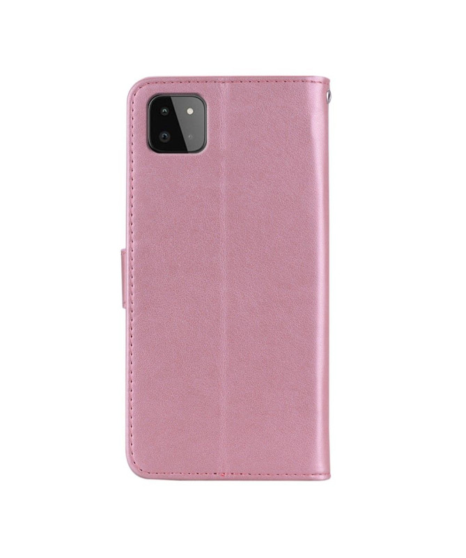 Housse Samsung Galaxy A22 5G Hibou en relief