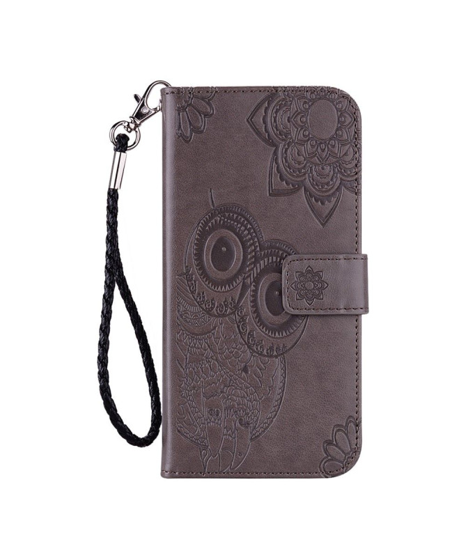 Housse Samsung Galaxy A22 5G Hibou en relief