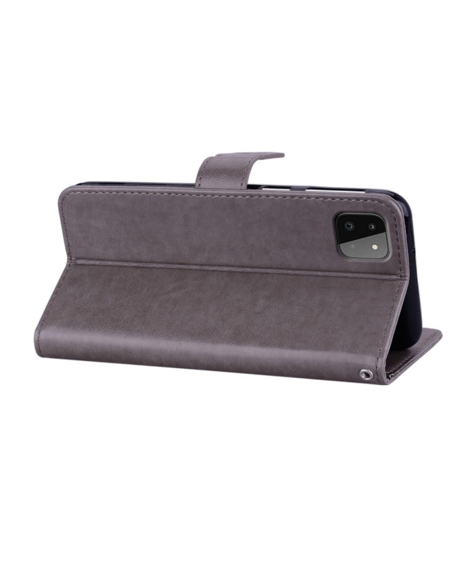 Housse Samsung Galaxy A22 5G Hibou en relief