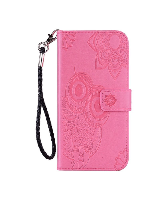 Housse Samsung Galaxy A22 5G Hibou en relief