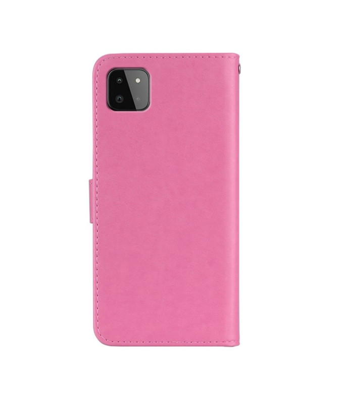 Housse Samsung Galaxy A22 5G Hibou en relief