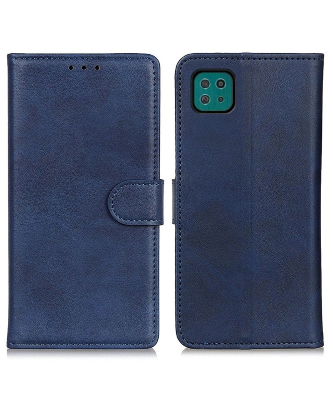 Housse Samsung Galaxy A22 5G Marius effet cuir mat