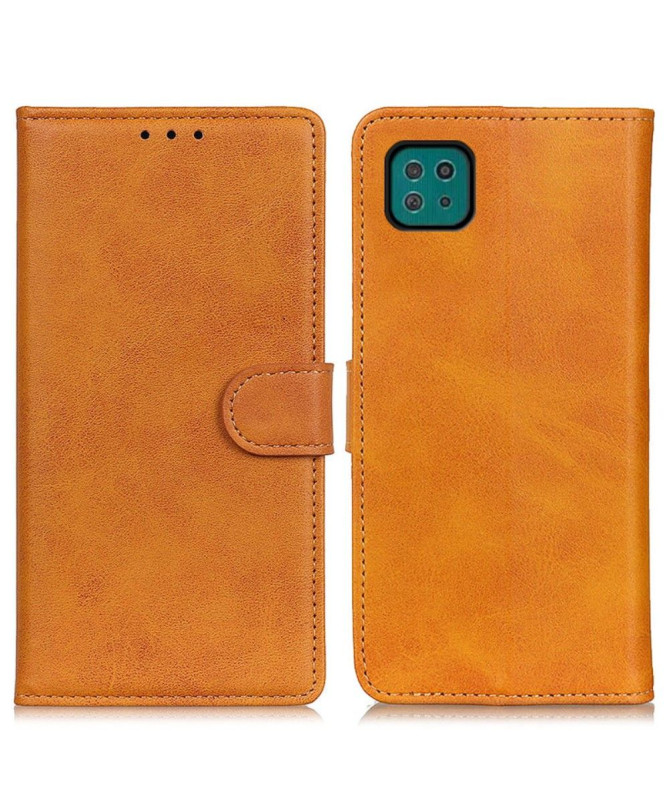 Housse Samsung Galaxy A22 5G Marius effet cuir mat