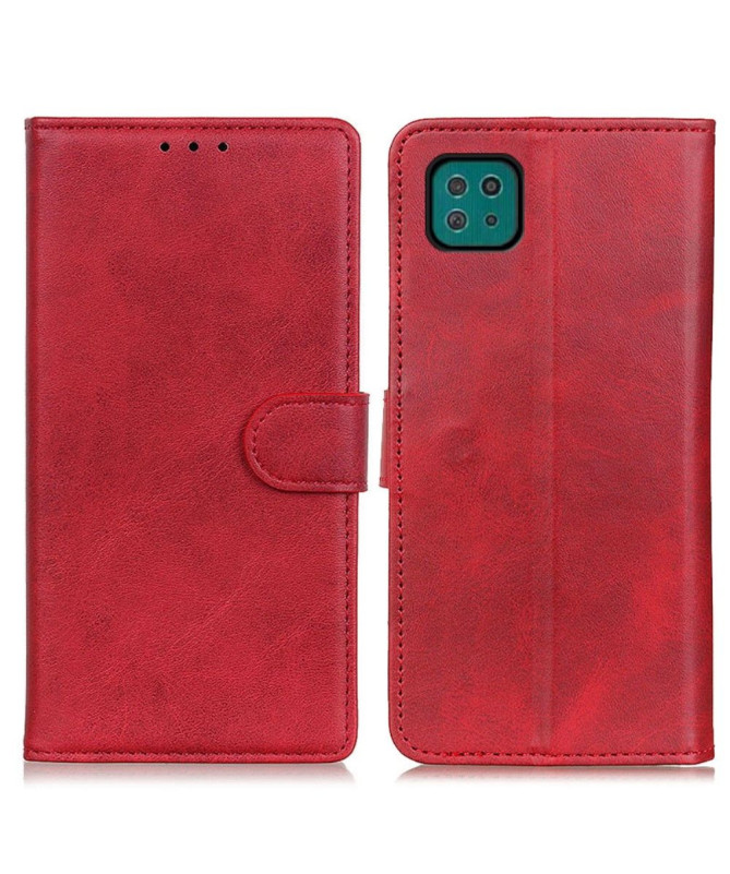 Housse Samsung Galaxy A22 5G Marius effet cuir mat