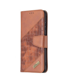Housse Samsung Galaxy A22 5G Effet Cuir Aspect Croco