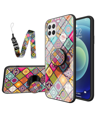 Coque Samsung Galaxy A22 4G Kaleidoscope Mandala avec support