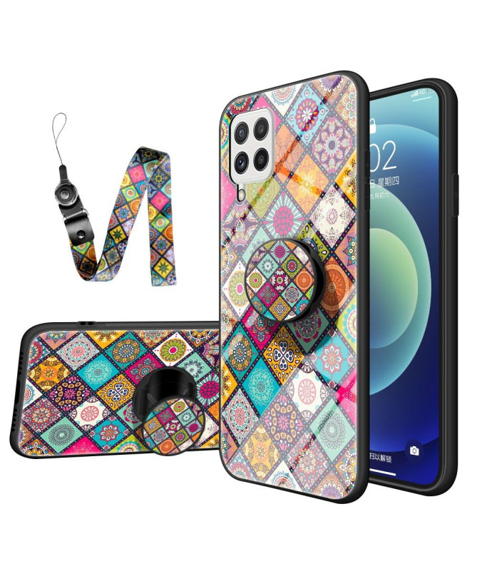 Coque Samsung Galaxy A22 4G Kaleidoscope Mandala avec support