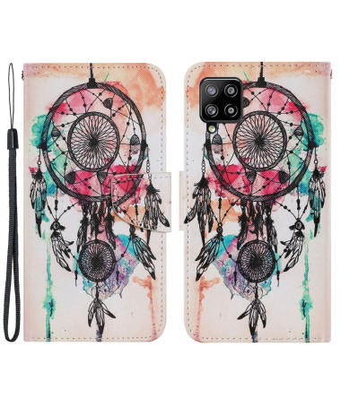 Housse Samsung Galaxy A22 4G Attrape rêves aquarelle