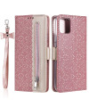 Housse Samsung Galaxy A22 5G Dentelle Fleur Effet Cuir