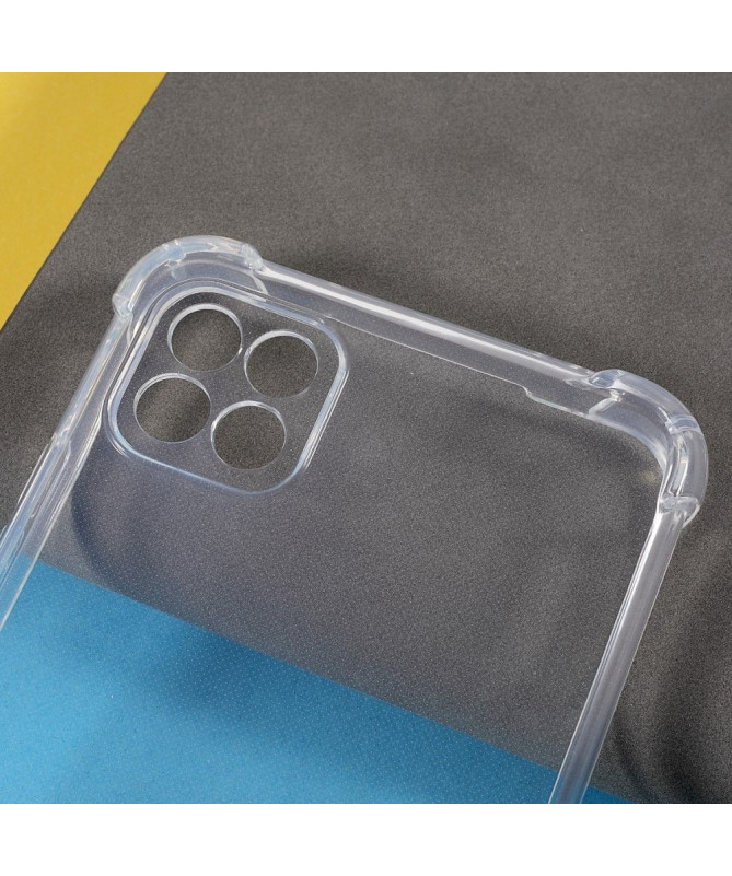 Coque Samsung Galaxy A22 5G transparent avec cordon