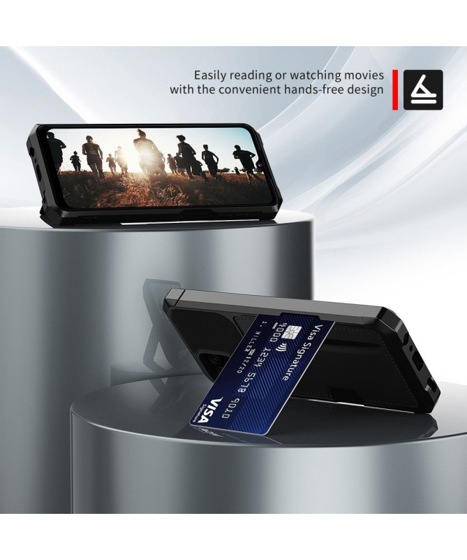 Coque Samsung Galaxy A12 / M12 Porte Carte fonction support