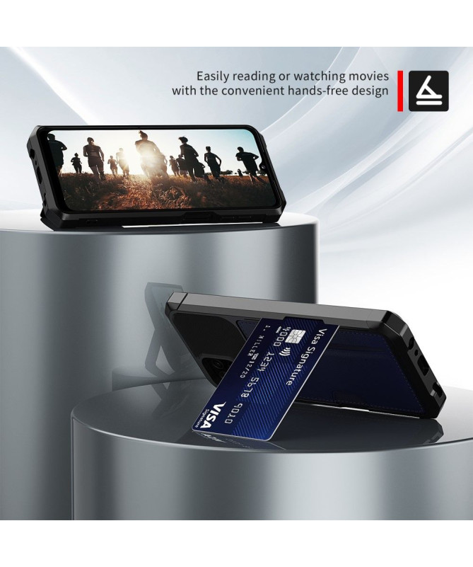 Coque Samsung Galaxy A12 / M12 Porte Carte fonction support