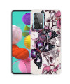 Coque Samsung Galaxy A52, A52 5G et A52s 5G Papillons et fleurs