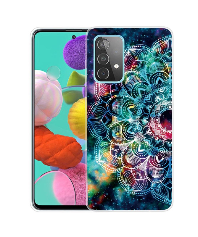 Coque Samsung Galaxy A52, A52 5G et A52s 5G Mandala coloré