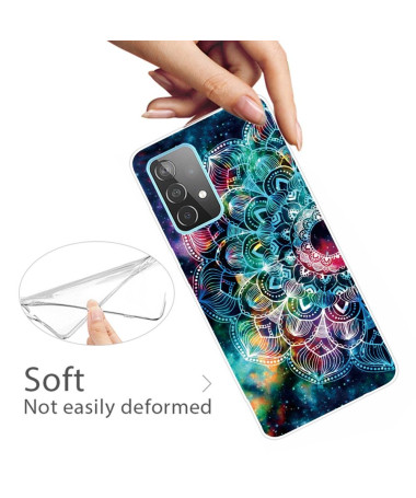 Coque Samsung Galaxy A52, A52 5G et A52s 5G Mandala coloré