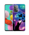 Coque Samsung Galaxy A52, A52 5G et A52s 5G Chat et papillons