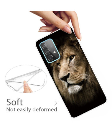 Coque Samsung Galaxy A52, A52 5G et A52s 5G Lion