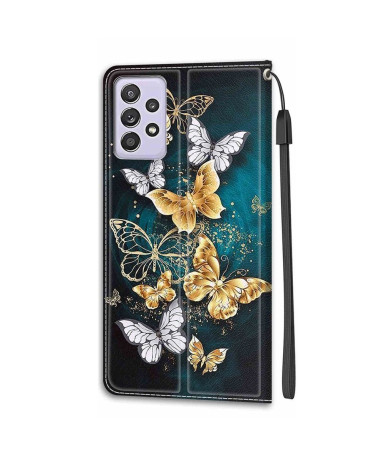 Housse Samsung Galaxy A52s 5G, A52 5G et A52 4G Butterflies