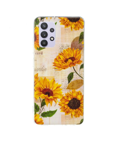 Coque Samsung Galaxy A32 5G Fluorescente Tournesol Vintage