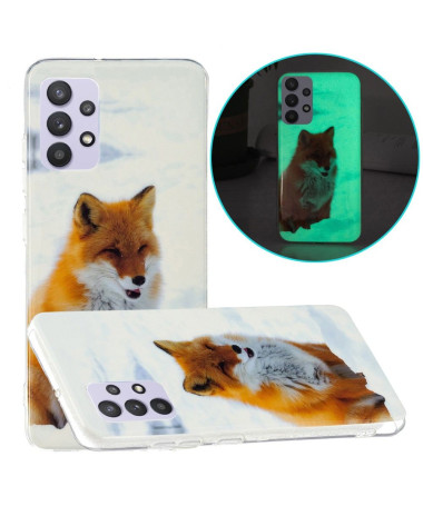 Coque Samsung Galaxy A32 5G Fluorescente Renard roux