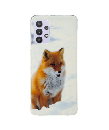 Coque Samsung Galaxy A32 5G Fluorescente Renard roux