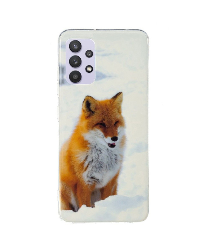 Coque Samsung Galaxy A32 5G Fluorescente Renard roux