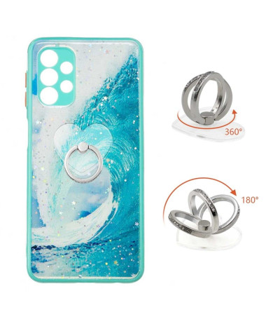 Coque Samsung Galaxy A32 5G Vague avec anneau