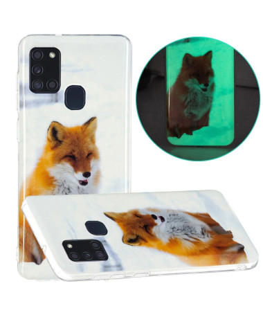 Coque Samsung Galaxy A21s Fluorescente Renard roux