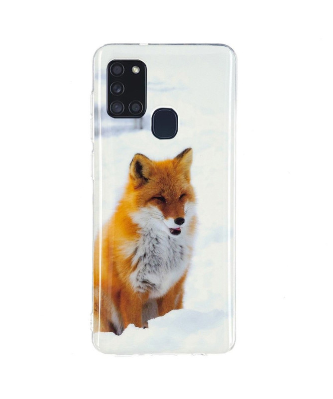 Coque Samsung Galaxy A21s Fluorescente Renard roux