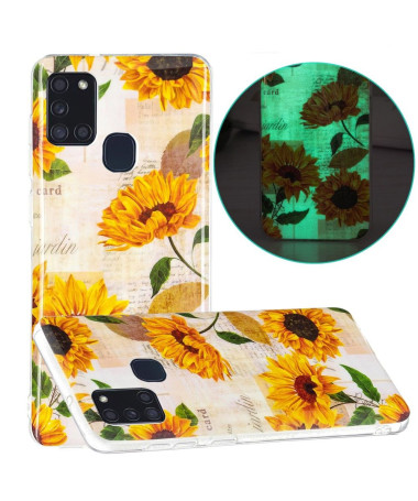 Coque Samsung Galaxy A21s Fluorescente Tournesol Vintage