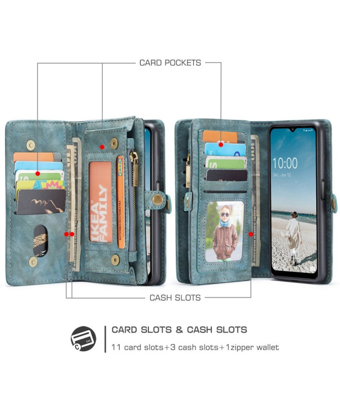 Housse et Coque magnétique 2 en 1 pour Samsung Galaxy A12 / M12