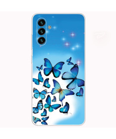 Coque Samsung Galaxy A13 5G / 04s Papillons Bleus