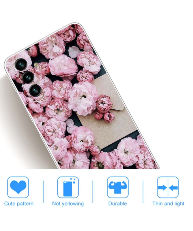 Coque Samsung Galaxy A13 5G / 04s Fleur ROSE